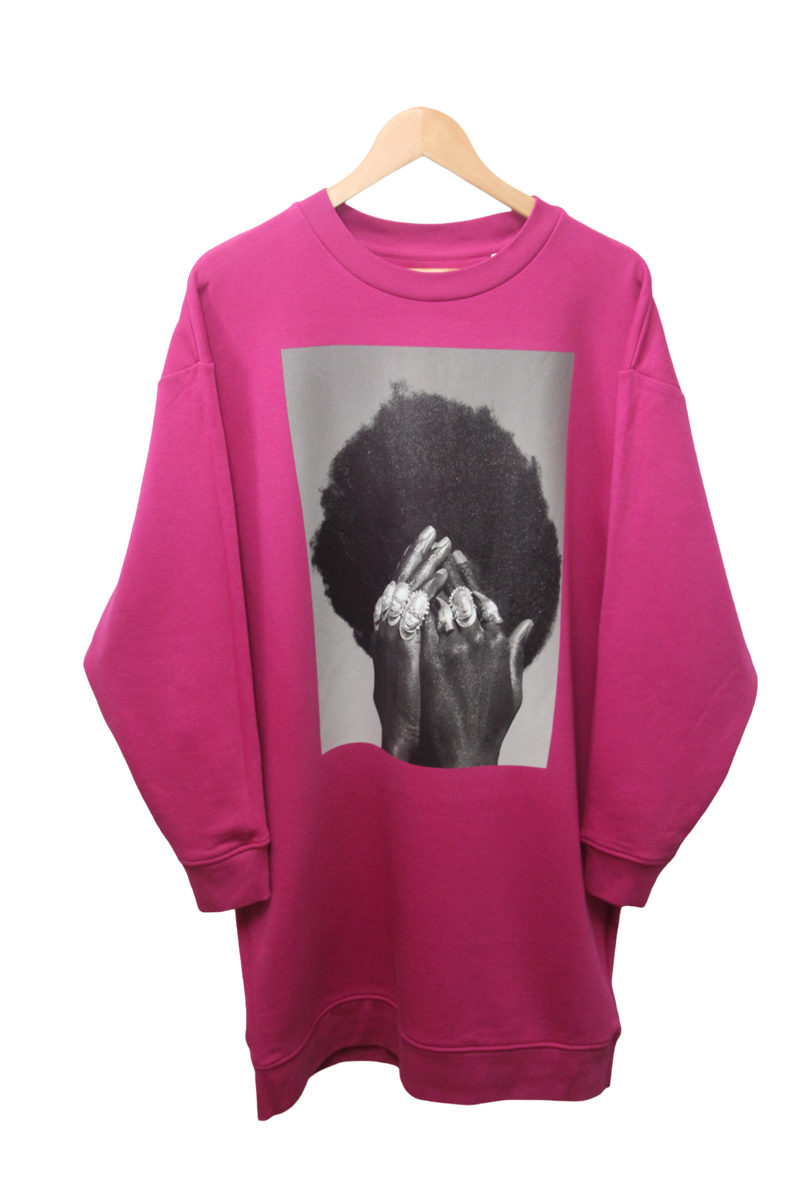 【GRAVER】22FW★ [UNISEX] Flower Lady Abstract Sweatshirt GRAVER】22FW☆ [UNISEX] Flower Lady Abstract Sweatshirt