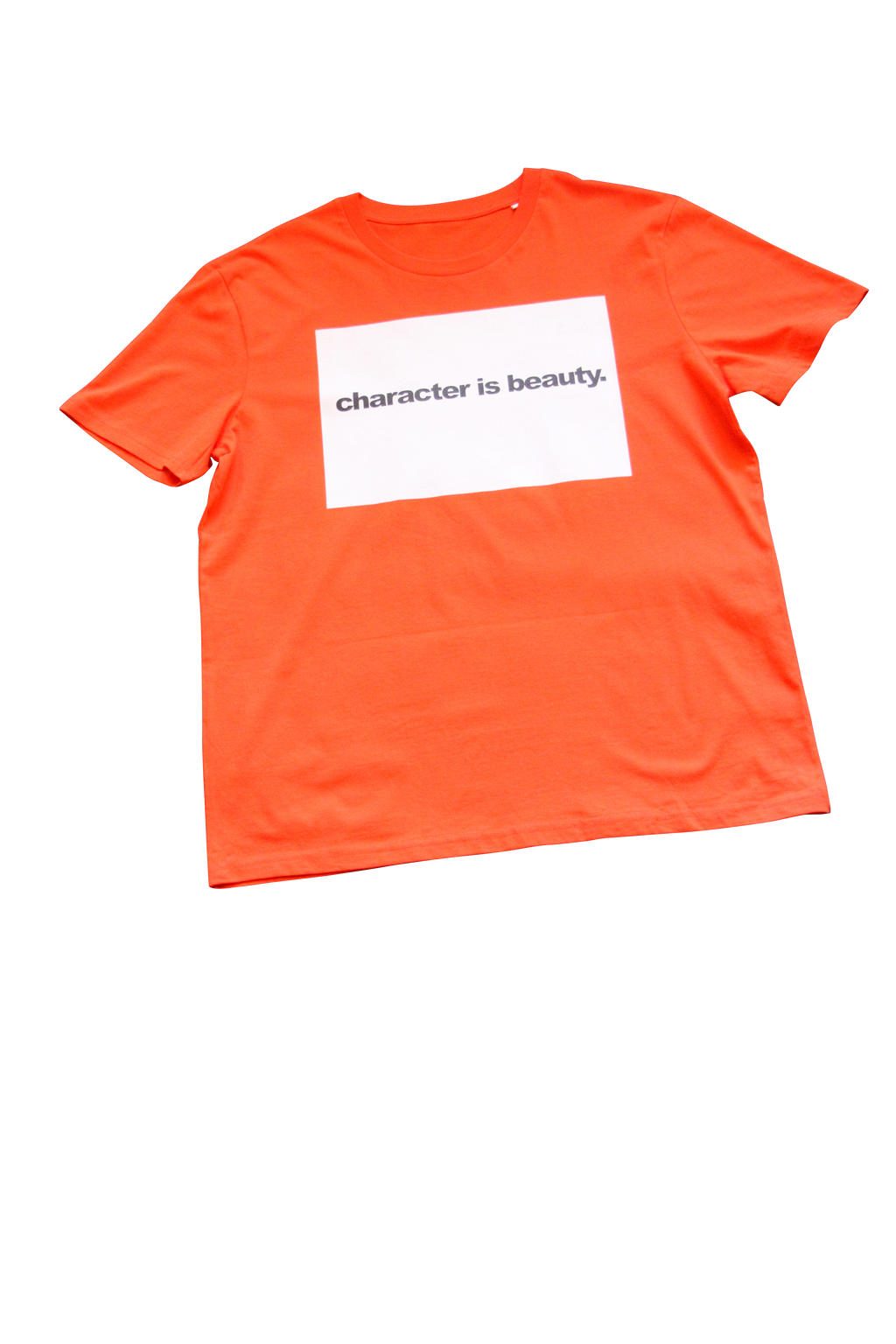 "Character Is Beauty" - T-Shirt (Tangerine)