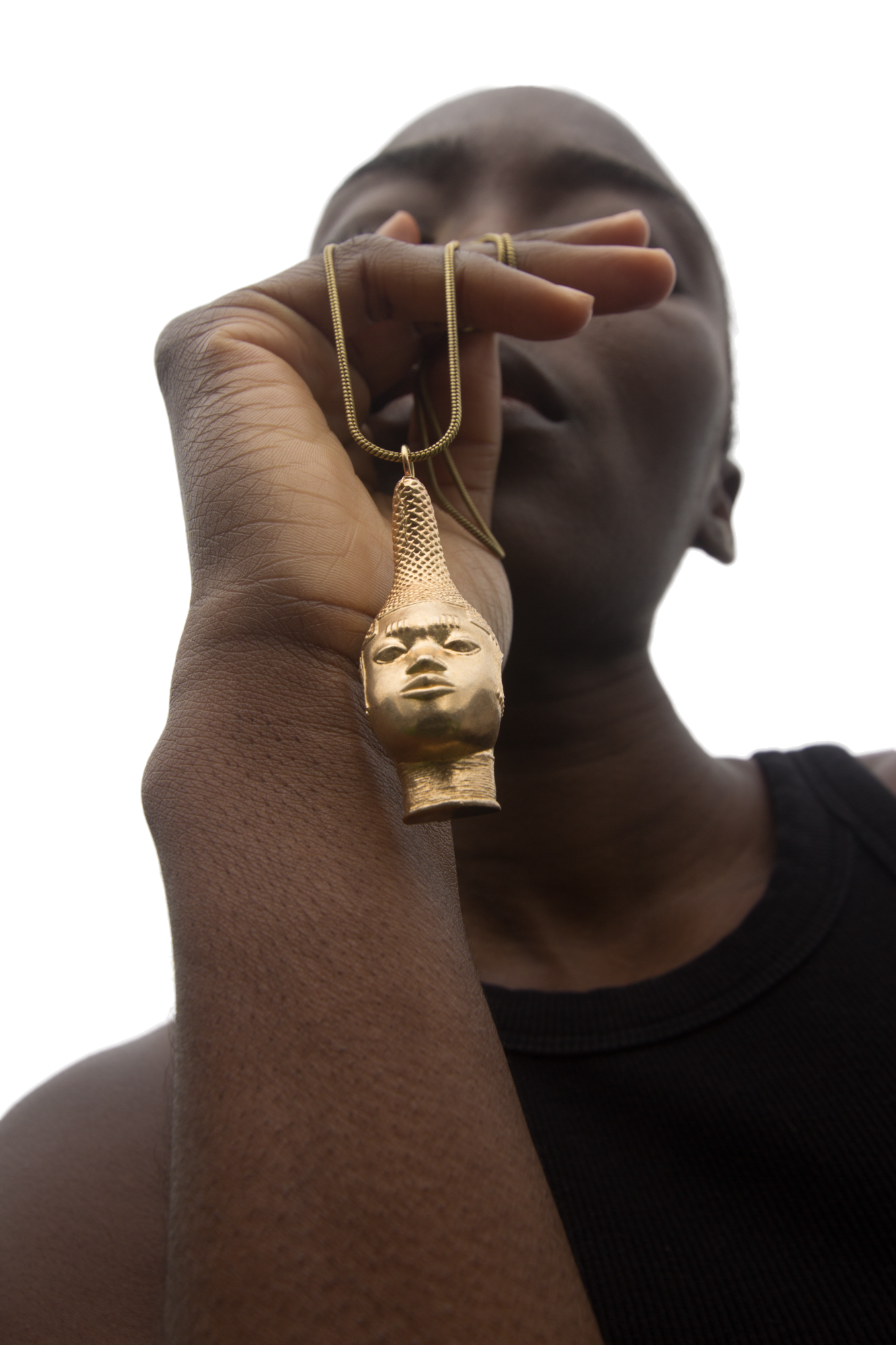 Iyoba Idia ‘Face Forward’ Bronze Pendent