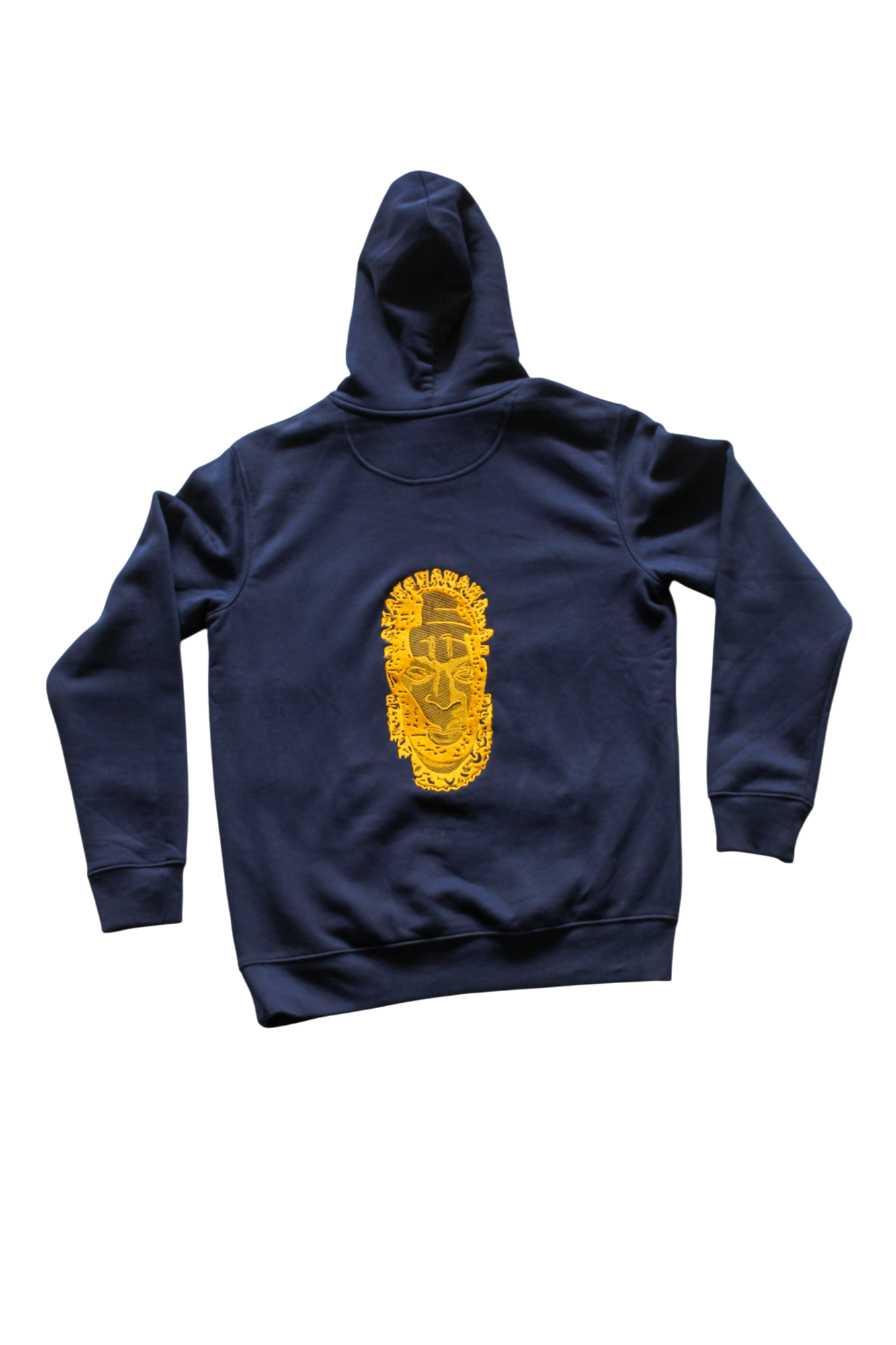 Unisex  Iyoba Idia Max Hoodie (Front) Navy Blue