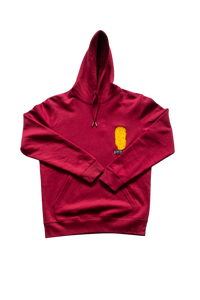 Unisex  Iyoba Idia Max Hoodie (Back) Burgundy