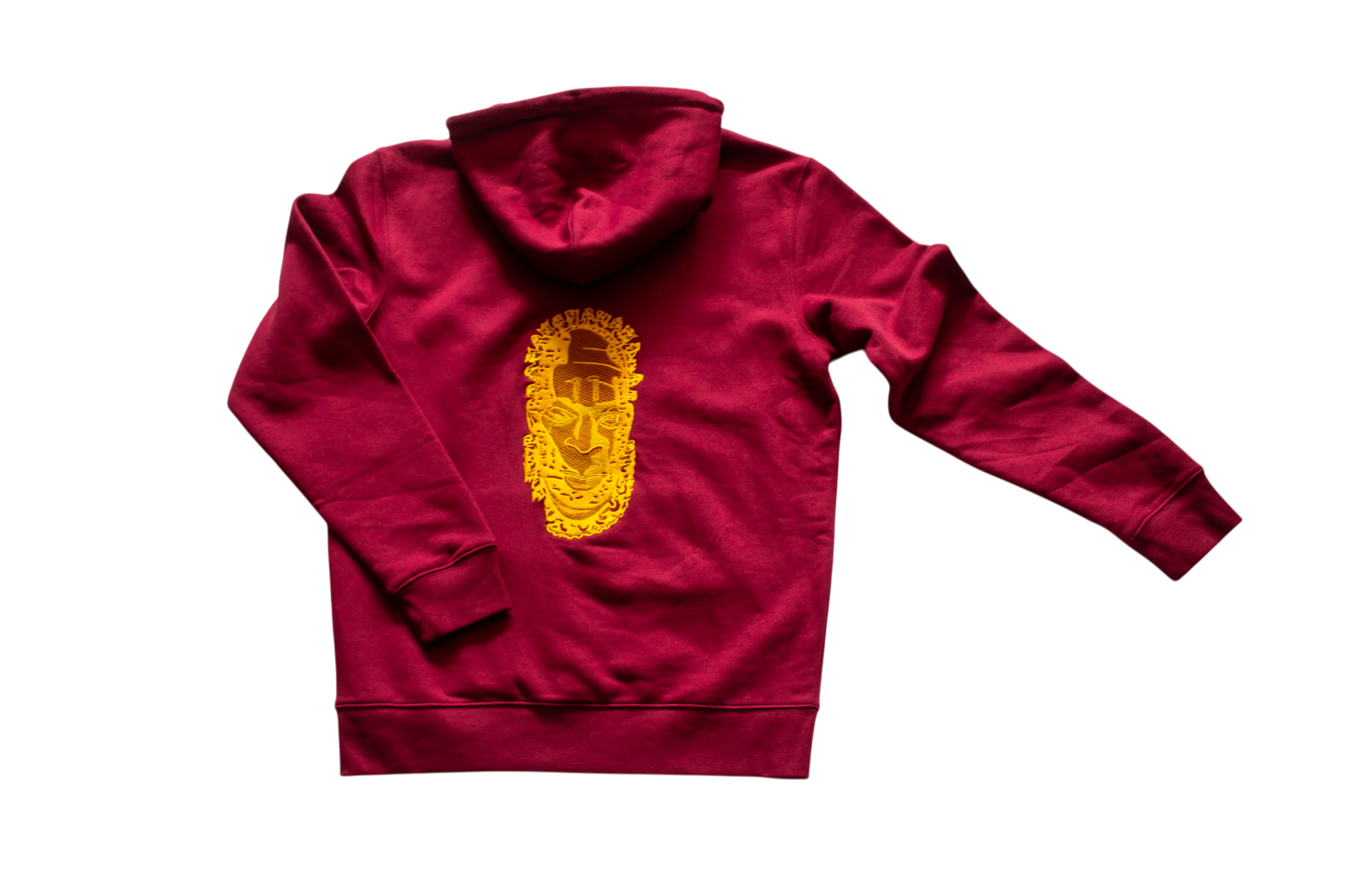 Unisex  Iyoba Idia Max Hoodie (Back) Burgundy