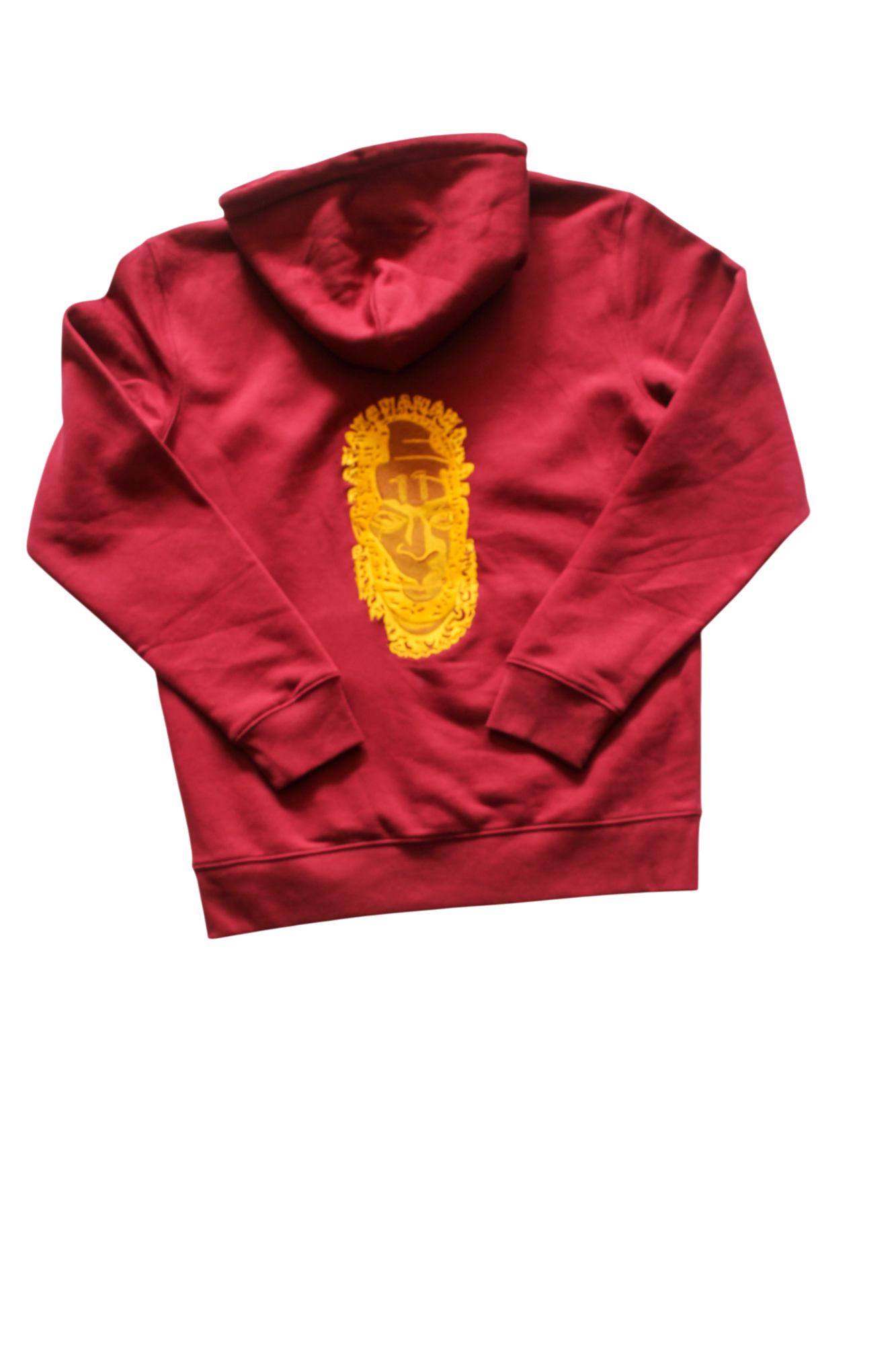 Unisex  Iyoba Idia Max Hoodie (Back) Burgundy