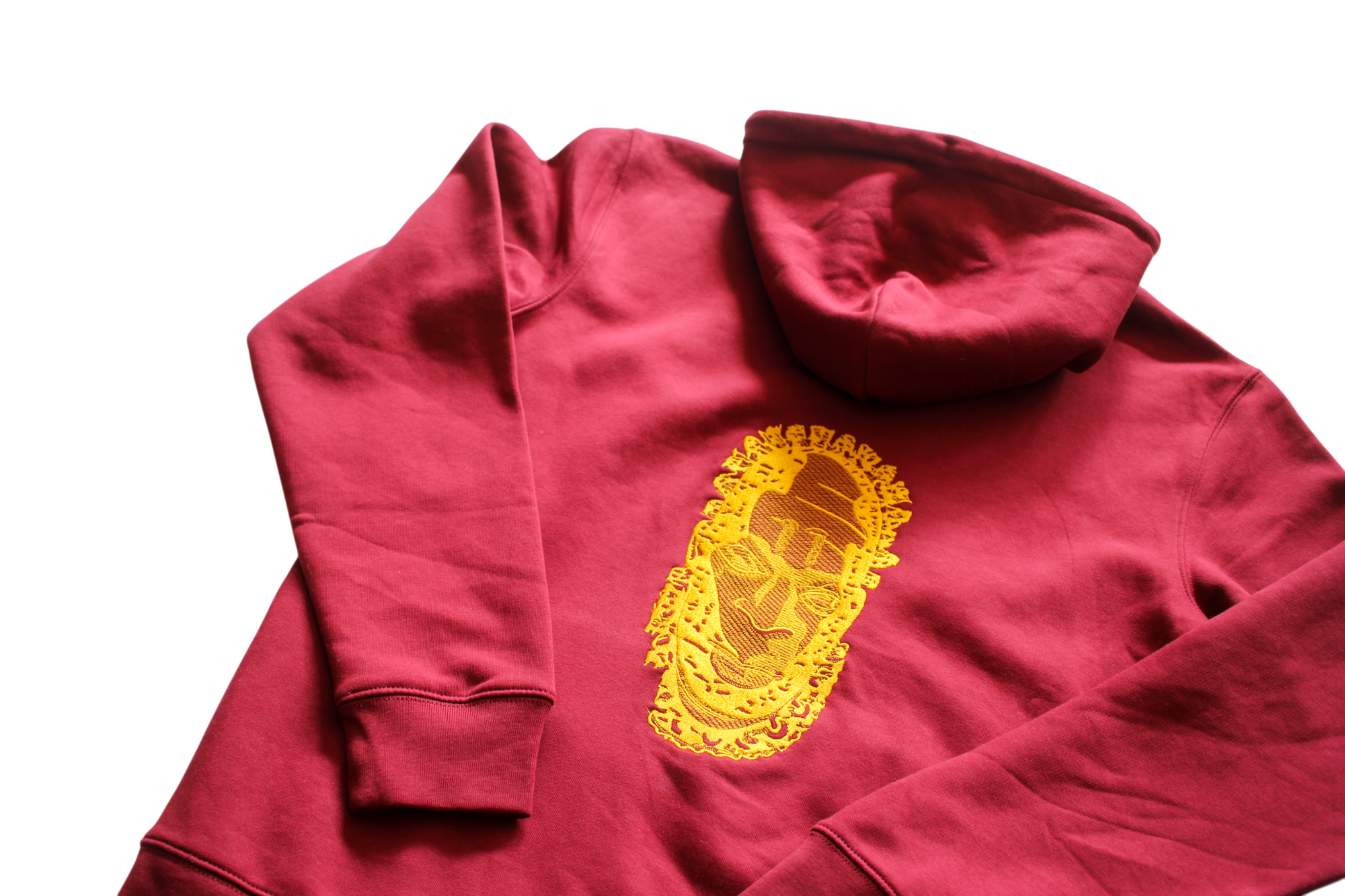 Unisex  Iyoba Idia Max Hoodie (Back) Burgundy