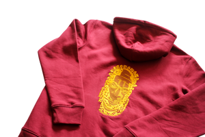 Unisex  Iyoba Idia Max Hoodie (Back) Burgundy