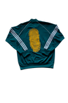 Special Edition: Re-Worked Adidas Iyoba Idia Embroidered Tracksuit Top (Legacy Teal)