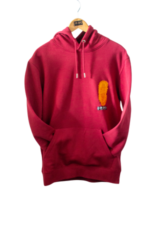 Unisex  Iyoba Idia Max Hoodie (Back) Burgundy