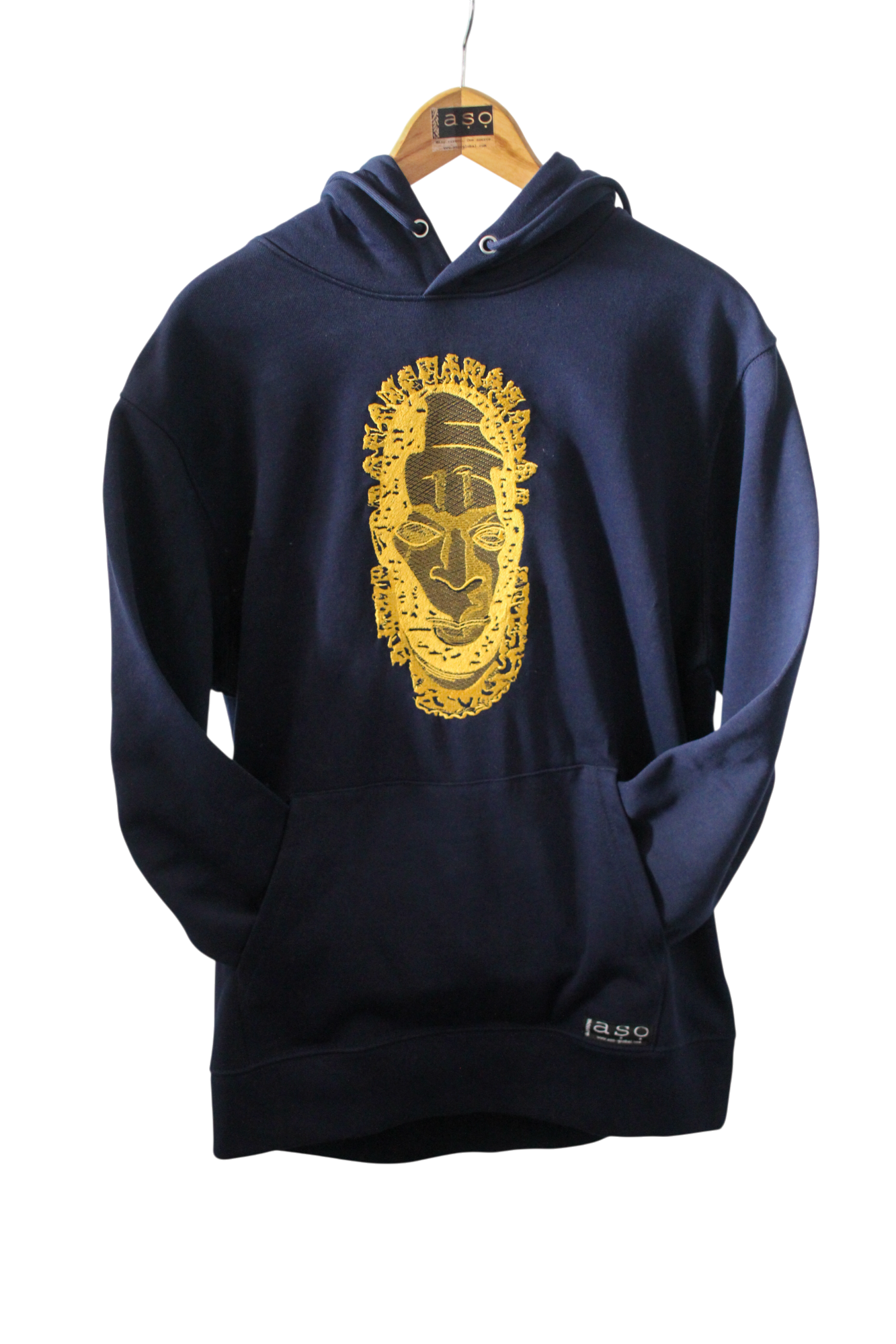 Unisex  Iyoba Idia Max Hoodie (Front) Navy Blue