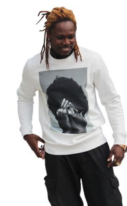 "The Hidden Oba" Unisex Sweatshirt (Off-White)