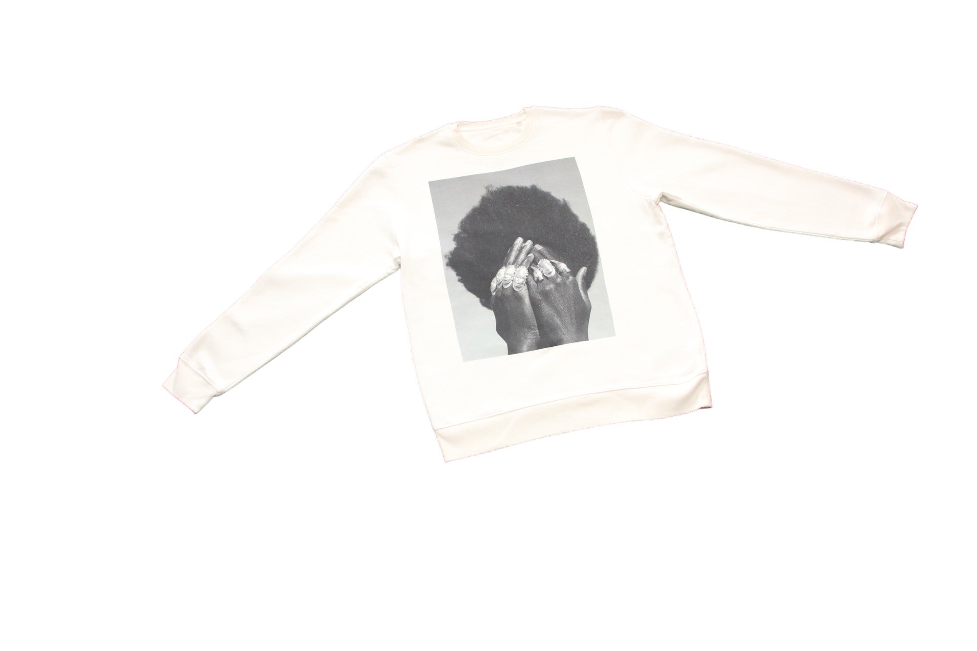 "The Hidden Oba" Unisex Sweatshirt (Off-White)