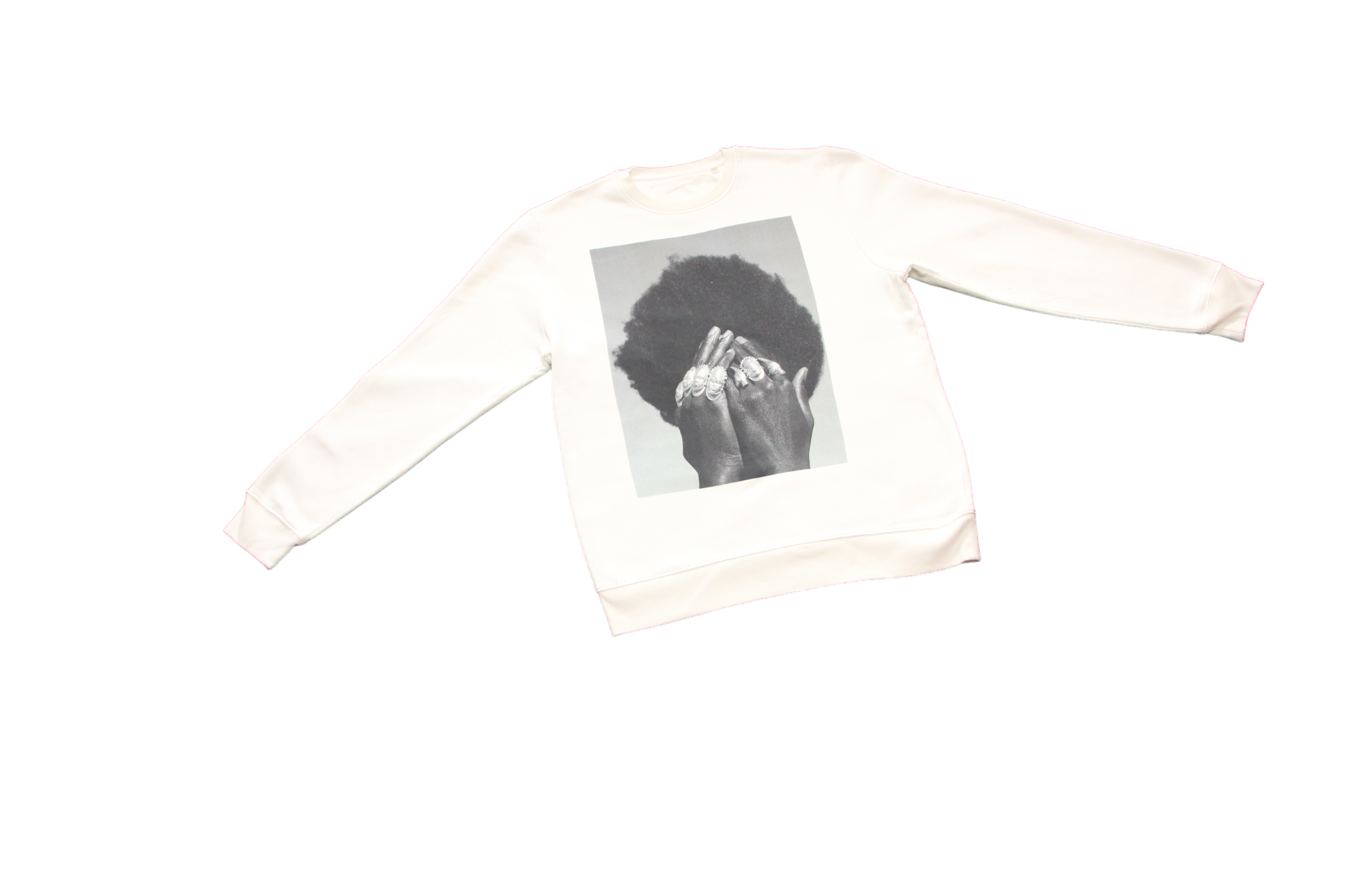 "The Hidden Oba" Unisex Sweatshirt (Off-White)