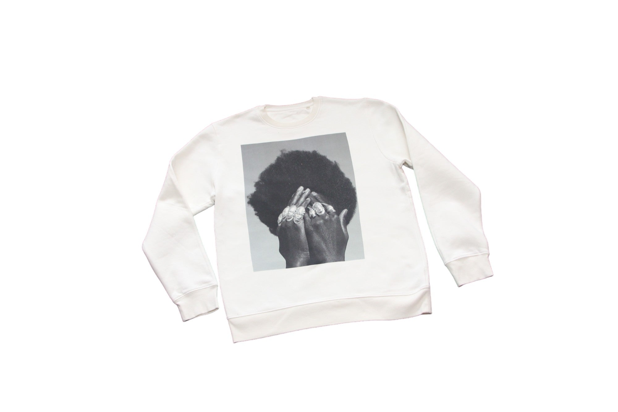 "The Hidden Oba" Unisex Sweatshirt (Off-White)