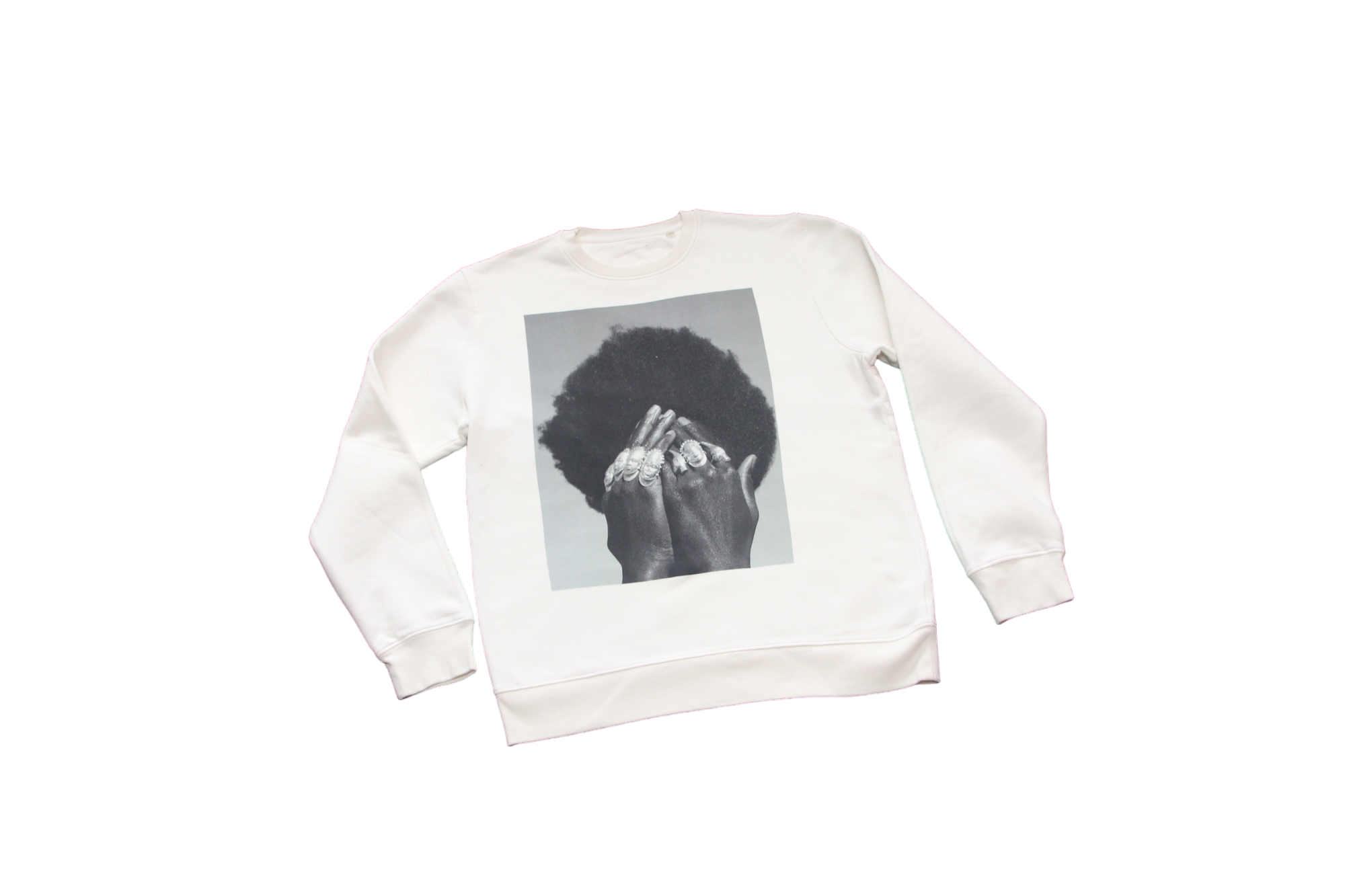 "The Hidden Oba" Unisex Sweatshirt (Off-White)