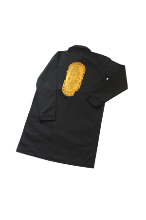 Iyoba Idia Classic Long Line Embroidered Jacket
