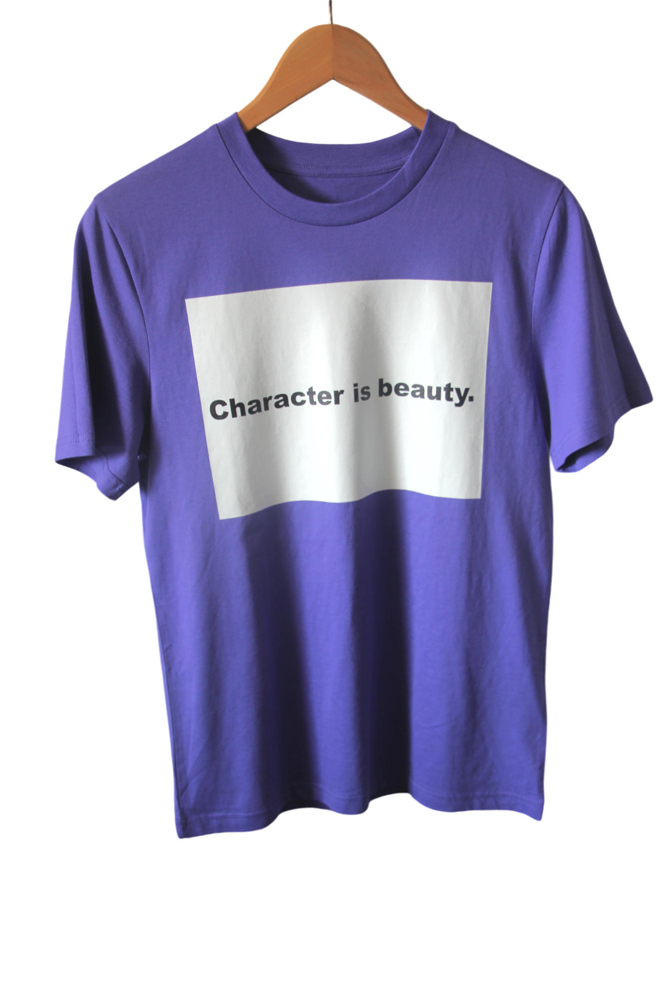 "Character Is Beauty" - T-Shirt (Purple)