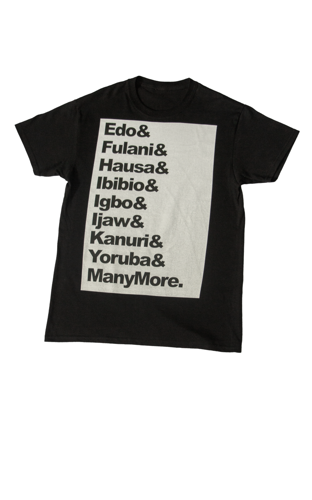 "Nigeria People" Unisex T-Shirt (Black/White)