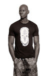 African Shirt (t-shirt) featuring Iyoba Idia mask. African Fashion style