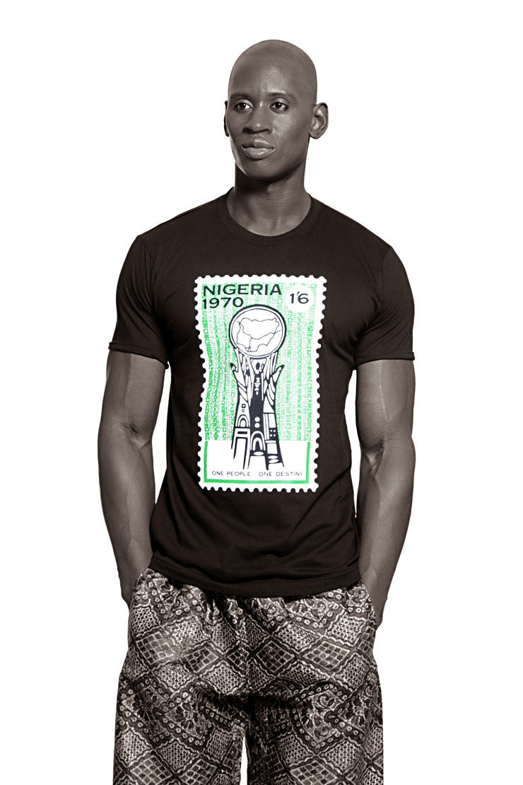 Nigeria 1970 Unity T-shirt (Black)