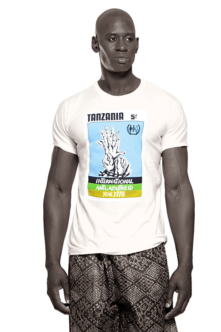 Tanzania Anti-Apartheid T-shirt (White)