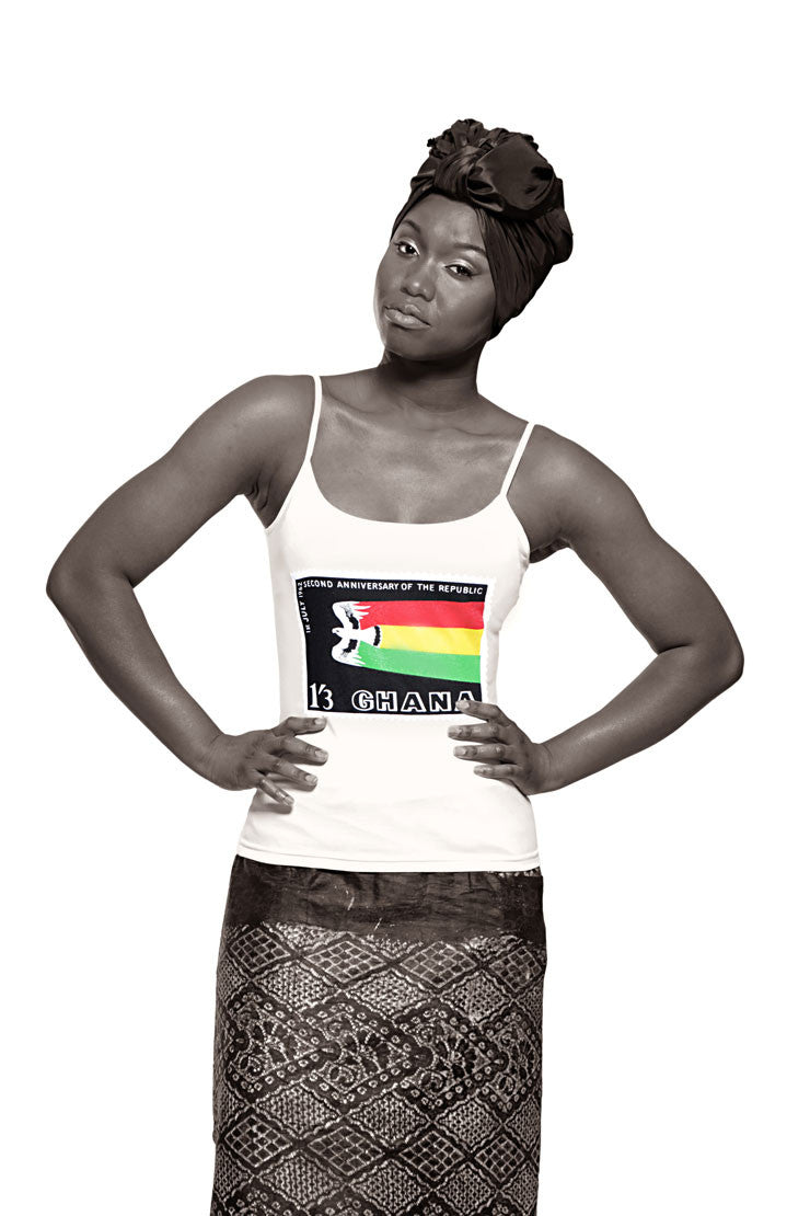 Ghana Independence Vest (White) Womens