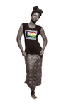 Ghana Independence T-shirt (Black) Womens