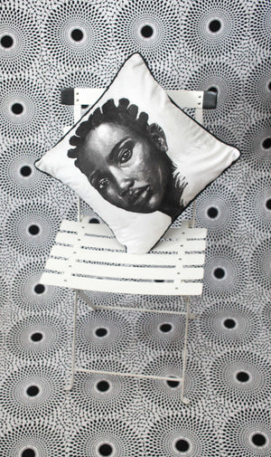 "Knots” Art Cushion by Kosisochukwu Nnebe